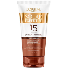 Protetor Solar L'oréal Solar Expertise Protect Gold FPS 15 Loção 120ml na Drogaria Araujo