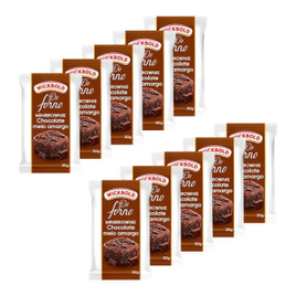 Kit Minibrownie Chocolate Meio Amargo Wickbold Do Forno Pacote 30g - 10 Unidades na Extra