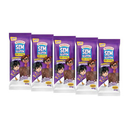 Kit Semana Minibolo Wickbold Sem Glúten Chocolate Com Gotas - 5 Unidades na Casas Bahia