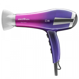 Secador de Cabelo Britânia com Ar Frio Emissão de Íons Duo Colors - 2000W na Britânia