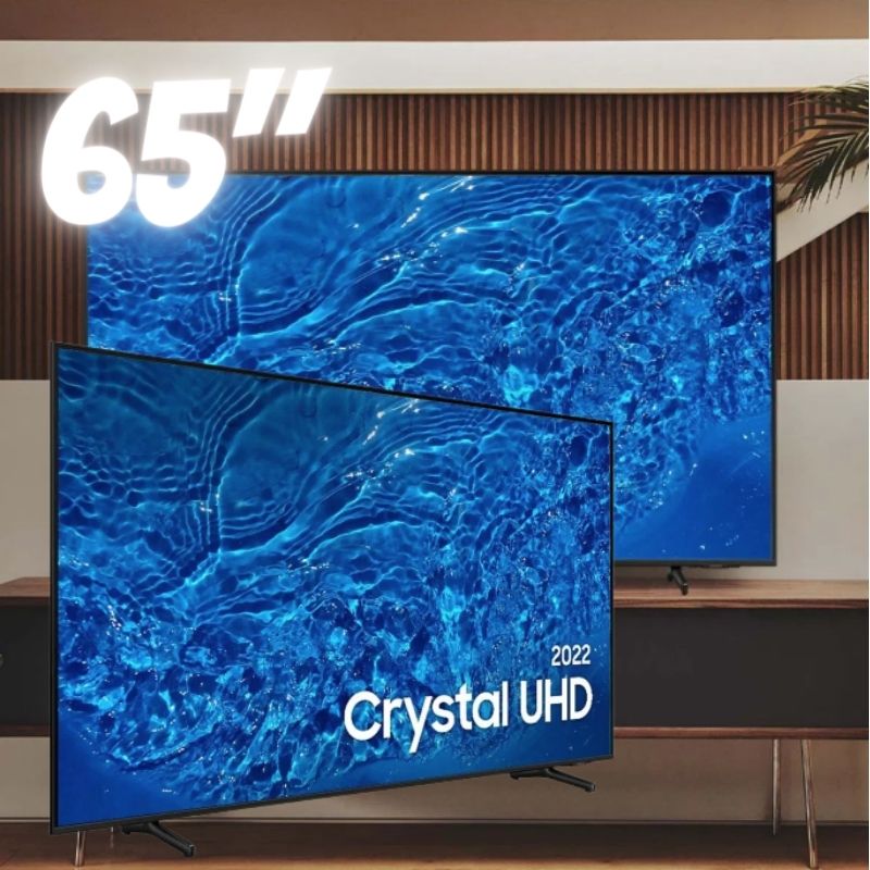 Samsung Smart TV 65″ Crystal UHD 4K BU8000 2022 na Compra Certa