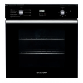 Forno elétrico de Embutir Brastemp Preto 84L -BOC84AEBNA na Compra Certa
