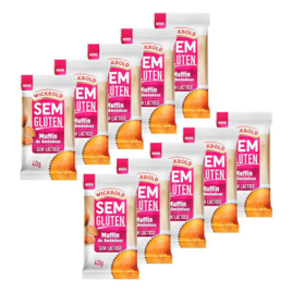 Kit Muffin Wickbold Sem Glúten Amêndoas 40g - 10 Unidades na Casas Bahia