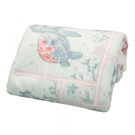 Cobertor Solteiro Kids Flannel Estampado - Mermaid Sea na Havan
