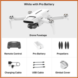 Mini Drone Zangão FIMI X8 Pro Version 4K na Aliexpress