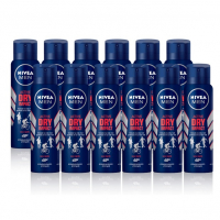 Desodorante Antitranspirante Aerosol NIVEA Men Dry Impact 150ml - 12 Unidades na Compra Certa