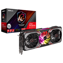 Placa de Vídeo AsRock Phantom Gaming D 12 OC AMD Radeon RX 6750 XT 12GB GDDR6 FRS Ray Tracing RX6750XT PGD 12GO na Terabyte Shop