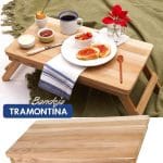 Bandeja de Madeira Retangular Tramontina – Teca 50x28cm na Magazine Luiza