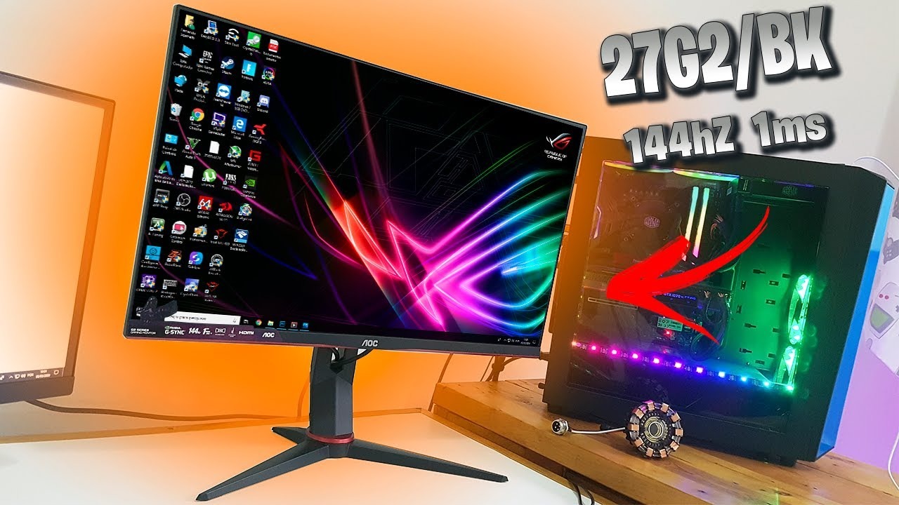 Monitor Gamer AOC 27″ FHD 27G2-BK 144Hz 1ms na Girafa