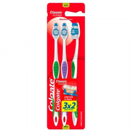 Kit Escova Dental Colgate Classic Clean 3 Unidades na Americanas
