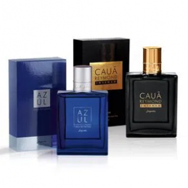 Kit Cauã Reymond Intenso Azul 100ml + Desodorantes Colônias Masculinas 100ml na Baú Jequiti