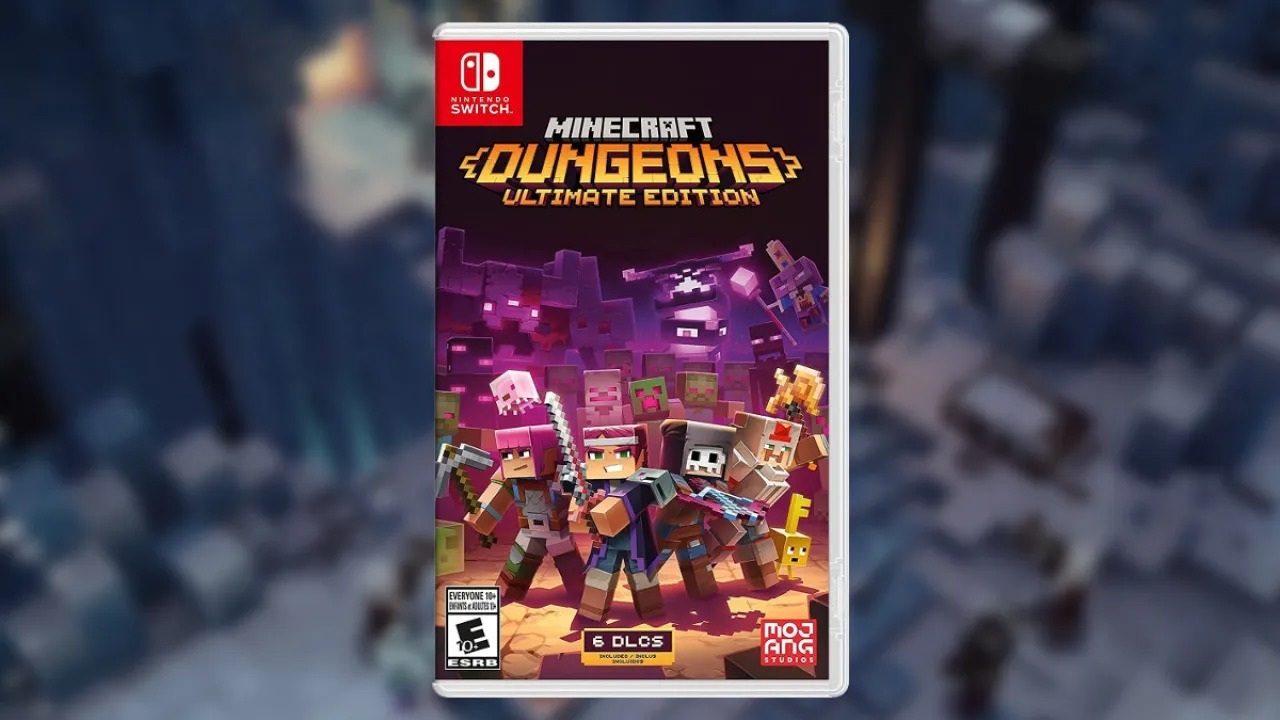 Minecraft Dungeons Ultimate Edition Switch na Casas Bahia
