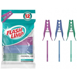 Prendedor de Roupas Bailarina 12 Peças Lav6865 Flash Limp na Amazon