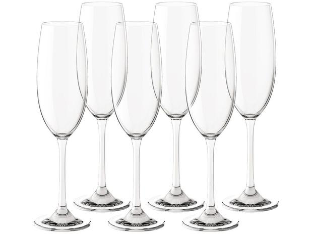 Jogo de Taças para Espumante de Cristal 220ml – 6 Peças Haus Sense – Magazine na Magazine Luiza