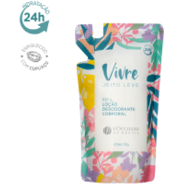 2 Unidades Refil Loção Desodorante Corporal Jeito Leve - L'Occitane na Loccitane Au Bresil