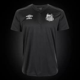 Camisa Santos Black Edição Limitada 21/22 s/n° Torcedor Umbro Masculina - Preto na Netshoes