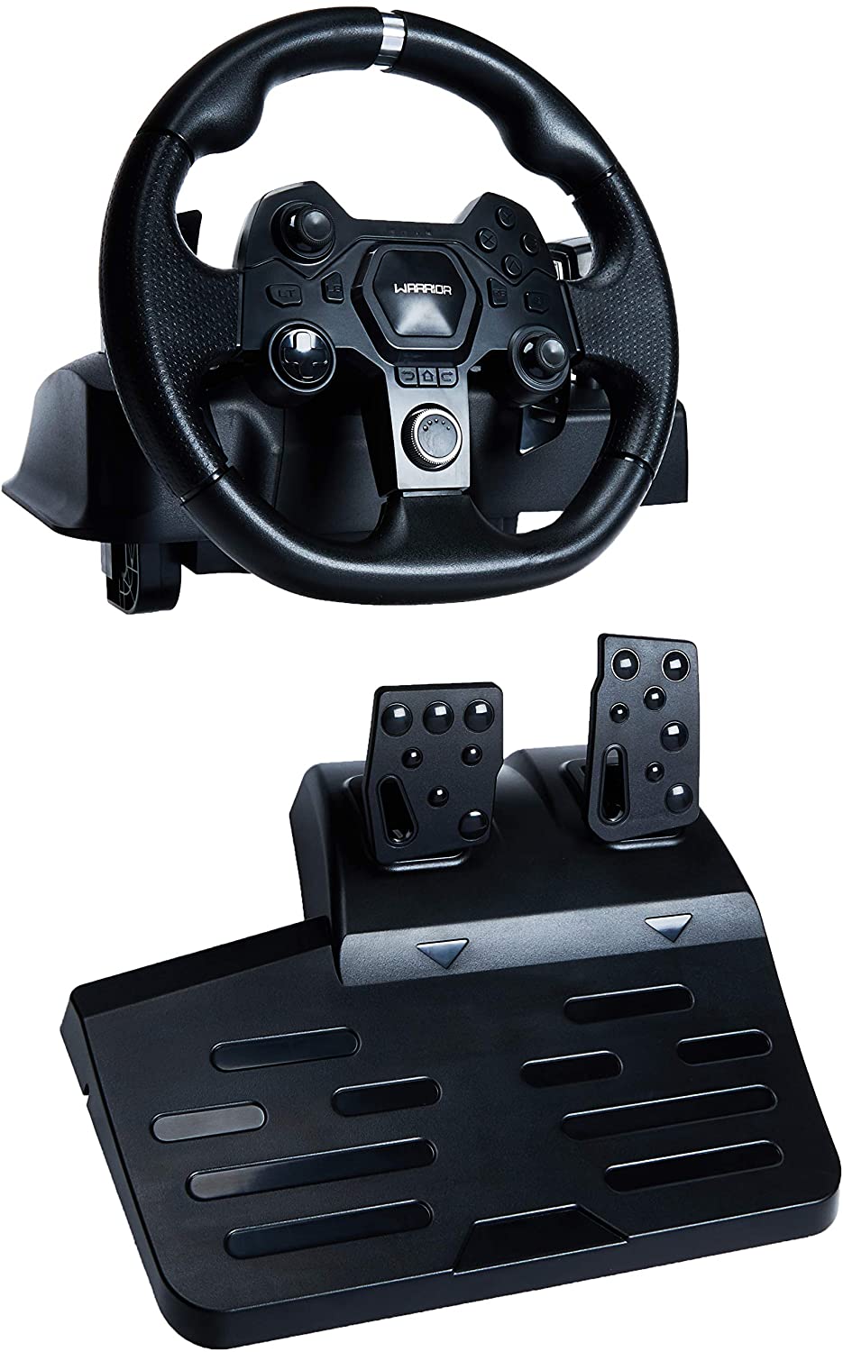 Volante Gamer Warrior Artaxes com Force Feedback e Pedal – JS090 – Multilaser na Amazon