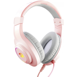 Headset Gamer Redragon Hylas Lunar 3.5mm + USB Múltiplas Plataformas RGB - H260 na Terabyte Shop