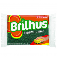 Esponja Abrasiva Protege As Unhas, Unitária, Brilhus, Brilhus, Amarela E Verde na Amazon