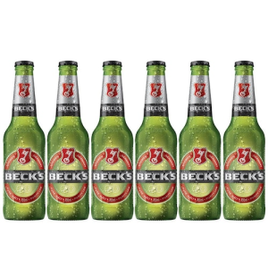 Cerveja Becks Long Neck Puro Malte 330ml Pack - 6 unidades na Casas Bahia