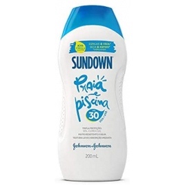 Protetor Solar Johnson's Praia e Piscina FPS 30 Sundown 200ml na Amazon