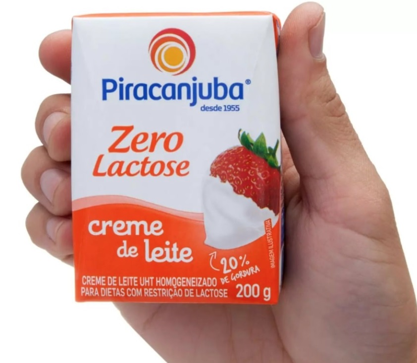 Creme de Leite Zero Lactose Piracanjuba 200g na Amazon