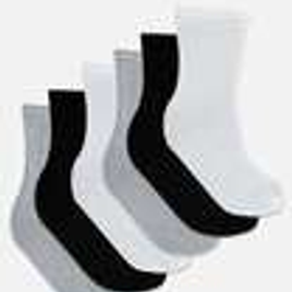 Kit 6 Pares Meias Cano Médio Masculina Esportiva MR na Marisa