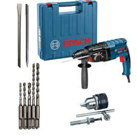 Martelete Perfurador Bosch GBH 2-24D 820W + Kit de ferramentas na Casas Bahia