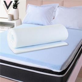 Pillow Top Casal Espuma da Nasa Viscoelástico Extra Conforto Maciez 4cm - BF Colchões na Americanas
