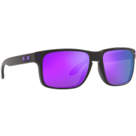 Óculos de Sol Oakley Holbrook Matte Prizm - Preto+Lilás na Netshoes
