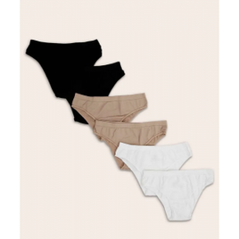 Kit 6 Calcinhas Feminina Biquíni Básica Trifil na Marisa