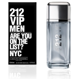 Perfume Carolina Herrera Masculino 212 Vip Men EDT 200ml na Americanas