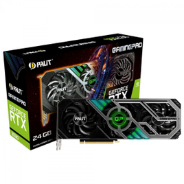 Placa de Vídeo Palit NVIDIA GeForce RTX 3090 GamingPro 24GB GDDR6X DLSS Ray Tracing - NED3090019SB-132BA na Terabyte Shop