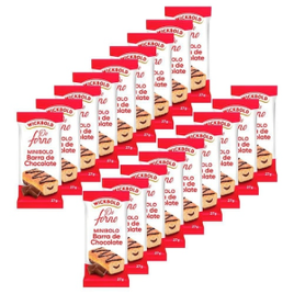 Kit Minibolo do Forno Barra de Chocolate Wickbold 27G Cada - 18 Unidades na Ponto