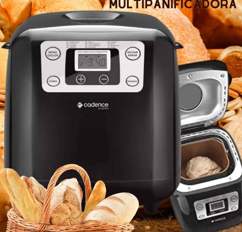 Multipanificadora La Panina, Preto, 110v, Cadence na Amazon