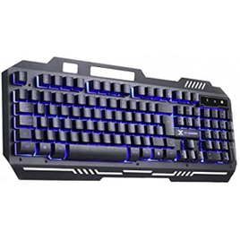 Teclado Gamer Vinik VX Gaming Shield ABNT2 Multimidia LED Azul 1.8M USB - GT600 na Amazon