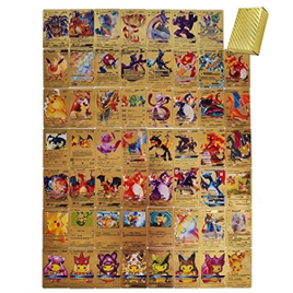 Coleção de Cartas Pokémon à Prova D'Água - 56 Peças na Americanas