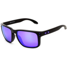 Óculos de Sol Oakley Holbrook Xl Prizm Masculino - Preto+Roxo na Netshoes