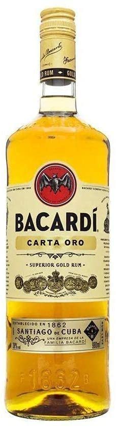 Bacardi Carta Oro 980Ml na Amazon