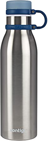 Garrafa Térmica Inox Parede Dupla Matterhorn, Contigo, Azul, 591ML na Amazon