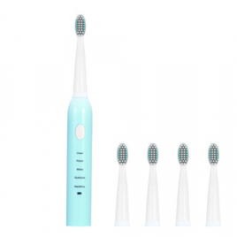 Escova de Dente Elétrica com 4 refis na Sou Barato