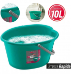Balde Sekito com Régua de Litragem, 10 L, Verde, Noviça na Amazon