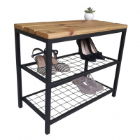 Banco Sapateira Organizador Com Prateleiras Strassis Design SD-5001-60cm Largura na Amazon
