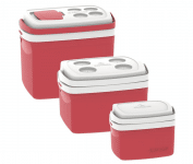 Combo Caixa Térmica Tropical 32L/12L/5L, Soprano, 0700, Vermelha, Grande na Amazon