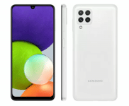 Smartphone Samsung Galaxy A22 128GB Branco 4G – 4GB RAM Tela 6,4” Câm. Quádrupla + Selfie 13MP na Magazine Luiza