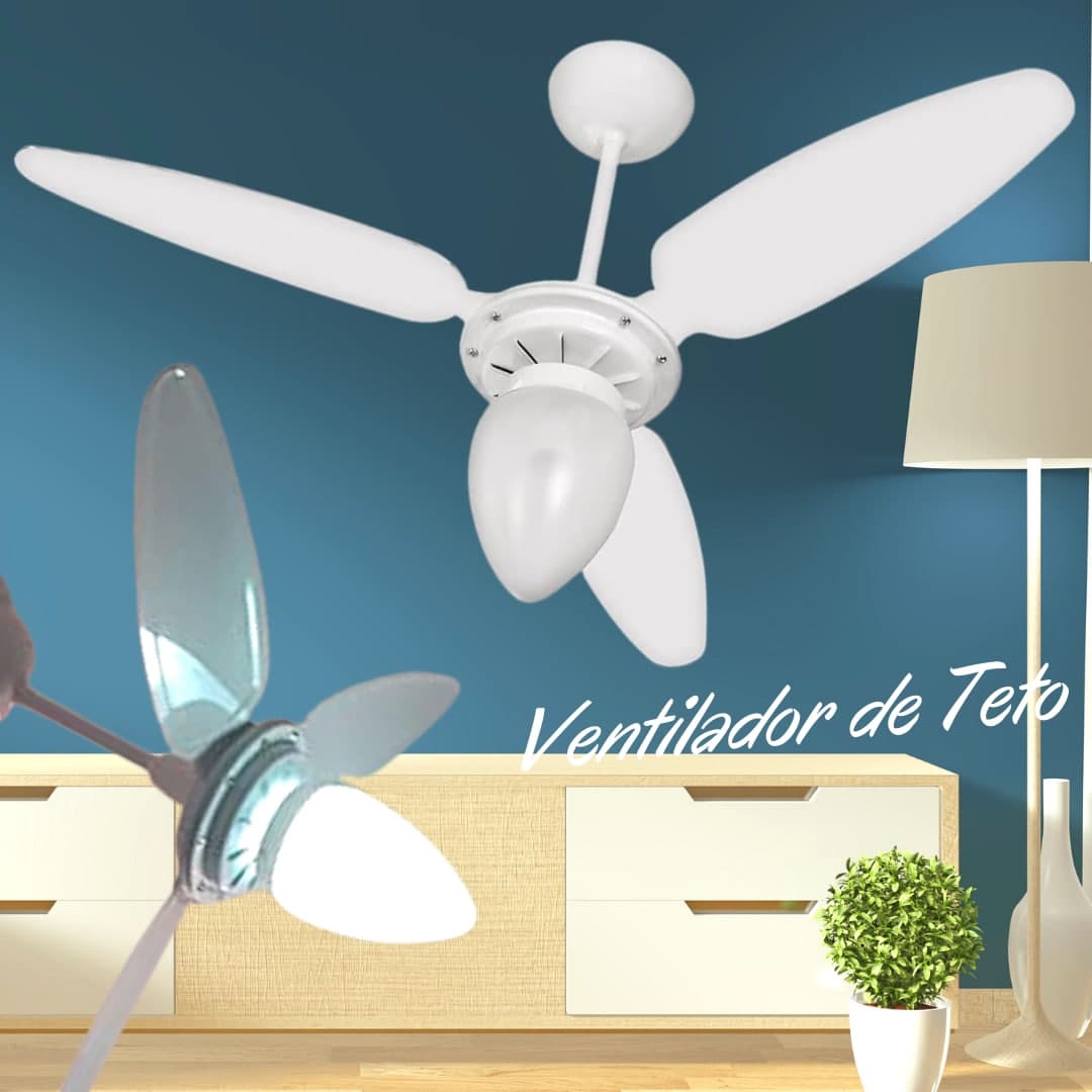 Ventilador de Teto, Wind Premium, Branco, 127v, Ventisol na Amazon