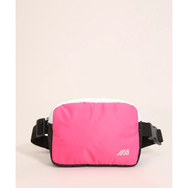 Pochete Feminina Esportiva Ace com Recortes Contrastantes Rosa na C&A