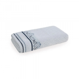 Toalha de Rosto Karsten Fio Penteado Melissa Opalina/ Azul na C&A