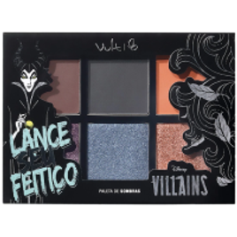 Paleta de Sombras Princesas e Vilãs Disney by Vult Lance Seu Feitiço Malévola 16,8g na Riachuelo