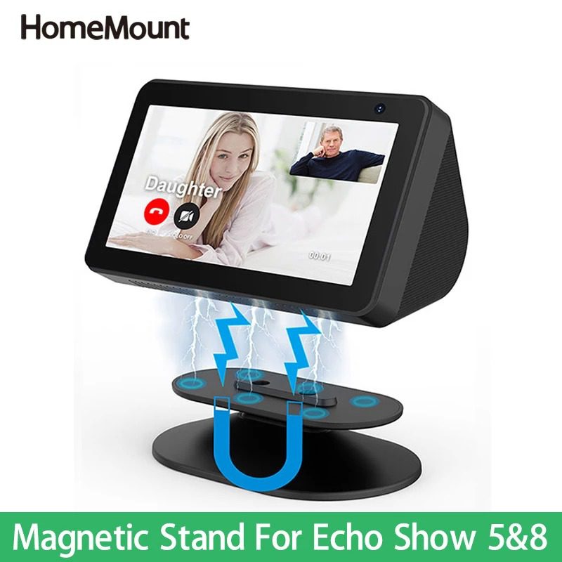 Suporte magnético para Echo Show 5 e Echo Show 8 na Aliexpress